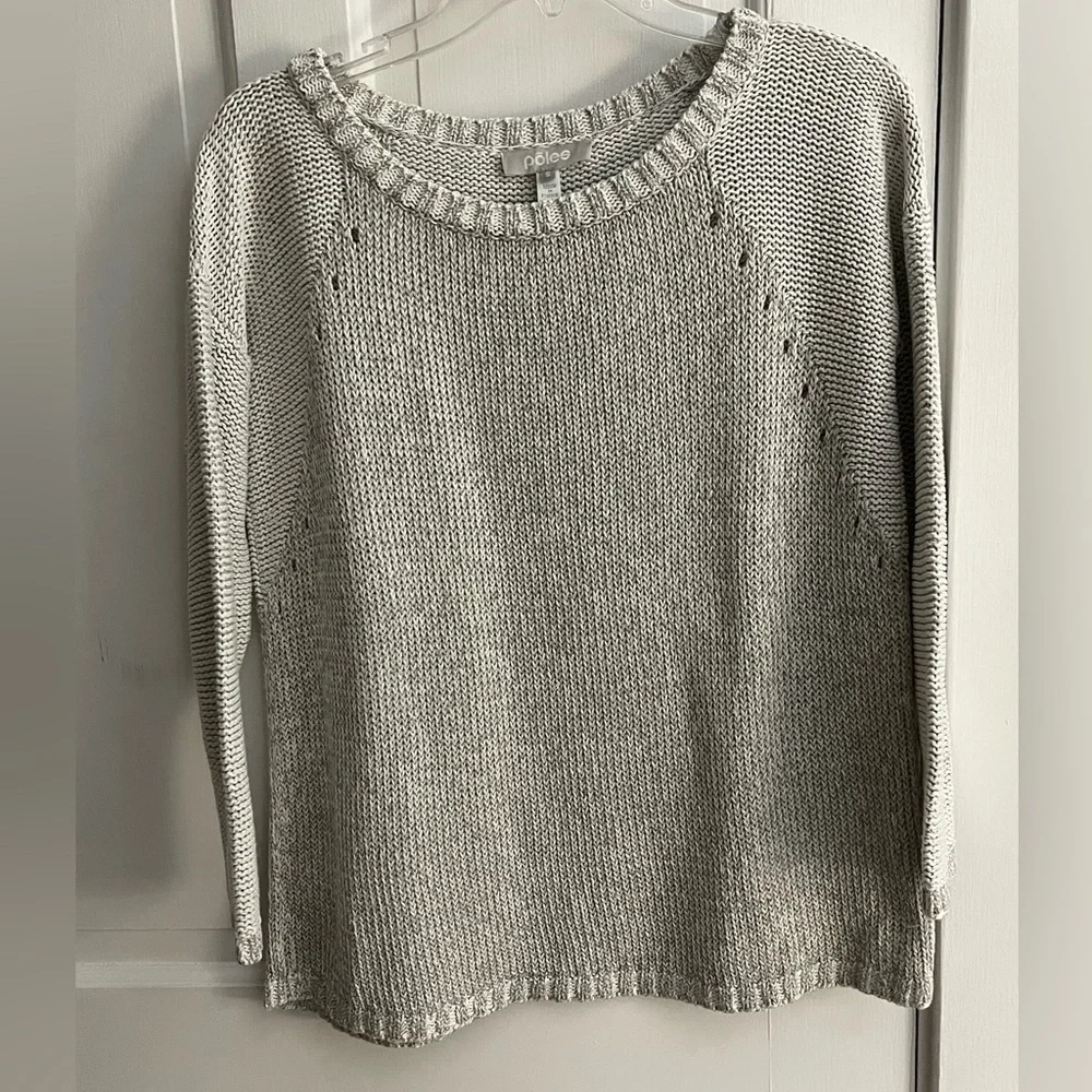 Poles Maison Montagut Loose Knit Tunic Sweater Loose Knit Size Small